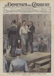 Die neue österreichische Schande, das Martyrium von Cesare Battisti in der Burg von Trient